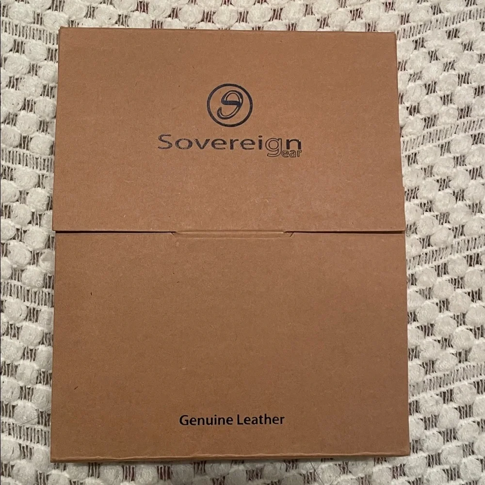 NWT Sovereign Brown Leather Travelers Journal Set with Pen